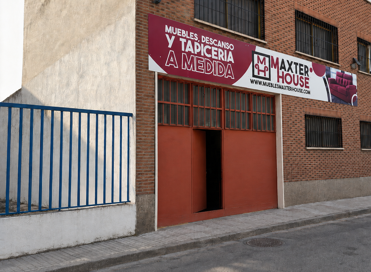 Entrada de la fábrica Maxter House