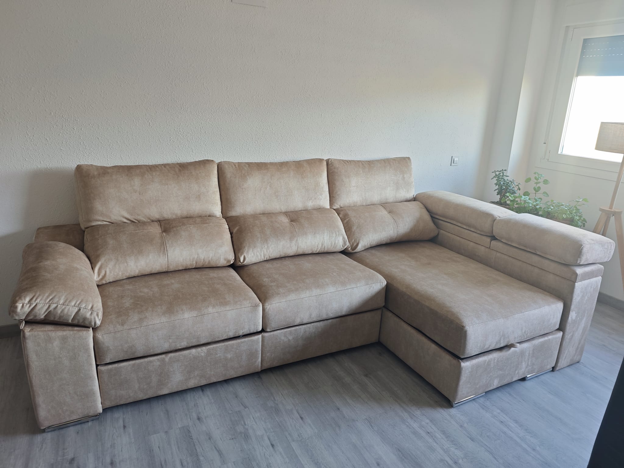 Cherlong marron con arcón + extensible + brazos arcón
